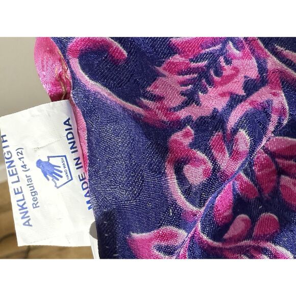 Darn Good Yarn Sari Silk Wrap Skirts Reversible Boho Ankle 4 -12 Lot of 4 Mini - Picture 16 of 16